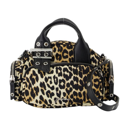 Bucky Polochon Schultertasche Small - Ganni - Nylon - Gedruckt