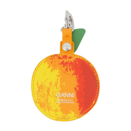 Apple Geldbörse - Ganni - Leder - Orange