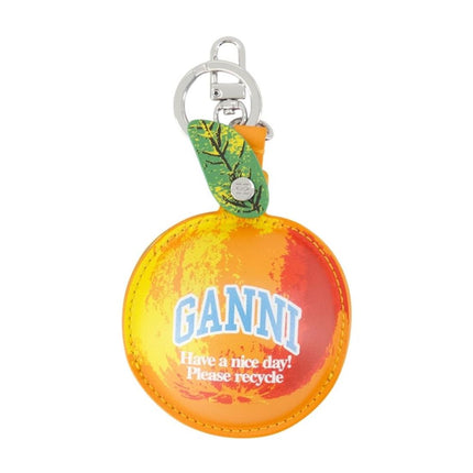 Apple Geldbörse - Ganni - Leder - Orange