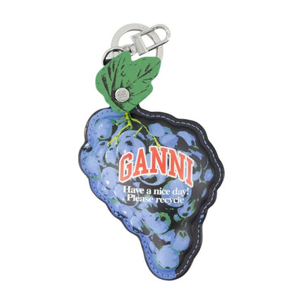 Geldbörse Grape - Ganni - Leder - Blau