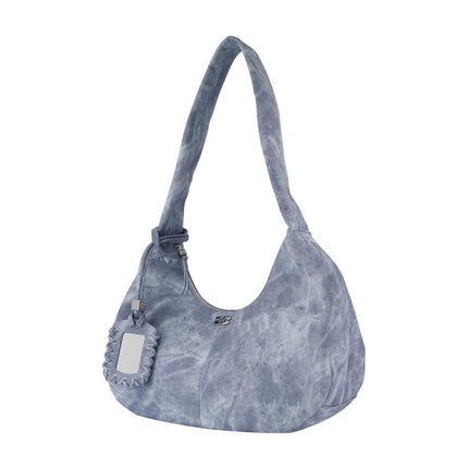 Bou Medium Schultertasche - Ganni - Leder - Blau