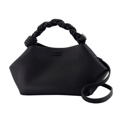 Bou Small Grained Handtasche - Ganni - Synthetik - Schwarz