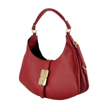 Kat Small Schultertasche - Ganni - Leder - Rot