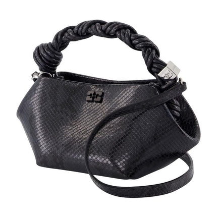 Bou Mini Snake Handtasche - Ganni - Synthetik - Schwarz