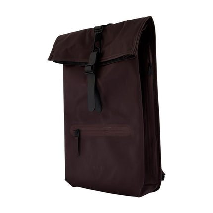 Rucksack Rolltop Rucksack W3 - RAINS - Synthetik - Bordeaux