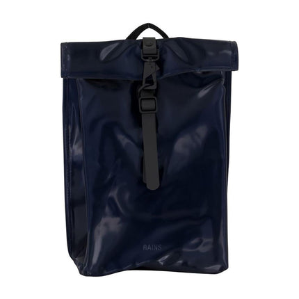 Rucksack Rolltop Rucksack Mini W3 - RAINS - Synthetik - Blau