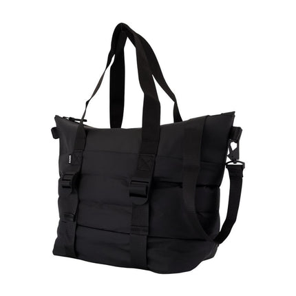 Cabas Puffer Mix Tote Bag Mini W3 - RAINS - Synthetik - Schwarz