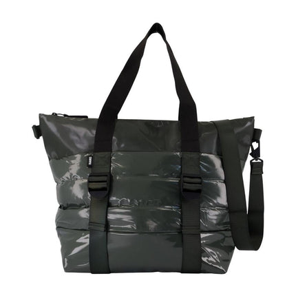 Cabas Puffer Mix Tote Bag Mini W3 - RAINS - Synthetisch - Grün