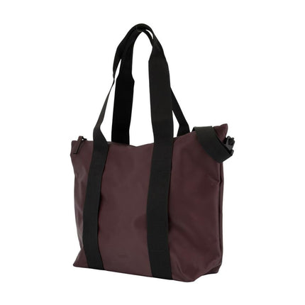 Cabas Mini W3 - RAINS - Synthetisch - Bordeaux