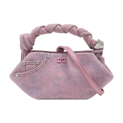 Bou Mini Handtasche - Ganni - Baumwolle - Rosa