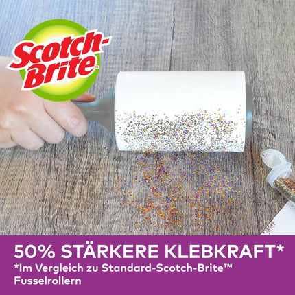 Scotch-Brite™ Pet Extra Sticky* Roller für Tierhaare, 48 Blatt, 1/Packung | Packung (1 Stück)
