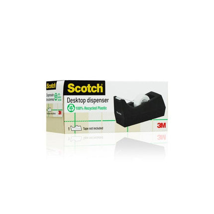 Scotch™ Schreibtisch-Klebebandabroller C38, Schwarz, 1 Abroller/Packung | Packung (1 Stück)