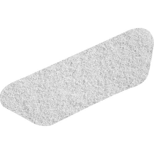 Twister S-Pad Weiß, 45x15 cm, Restaurierungs-Pad für Steinböden | Karton (2 Packungen)