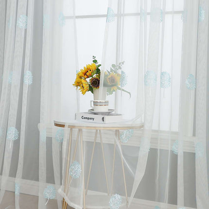 Gardine Raschel Stickerei  Design  »Florenz« Multiband für Gardinenschiene und Gardinenstange Elegante Fensterdekoration 2023200