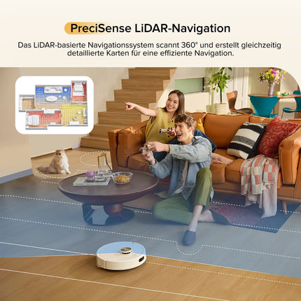 Roborock Q7 M5 Set Saug- und Wischroboter mit zusätzlichem Wischtuch*2 Stk. (Upgrade vom Q7 Max)