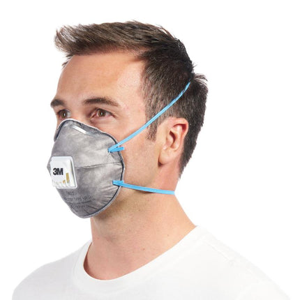 3M™ Cool Flow™ Partikelmaske 9922, FFP2, geruchshemmend, mit Ventil, 2er-Pack | Packung (1 Stück)