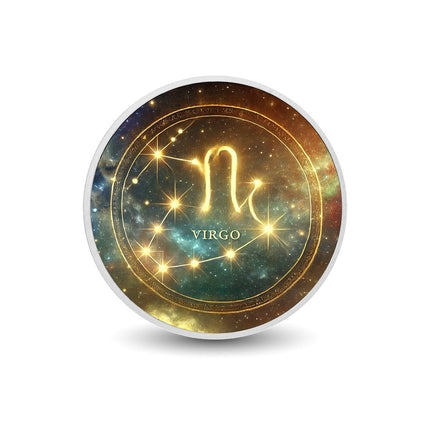 Zodiac Signs Circle - Virgo 1oz Silver Coloured Coin