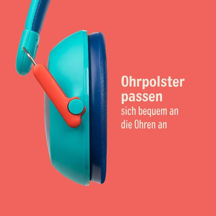 3M™Gehörschutz für Kinder mit Gehörschutz PKIDSP-TEAL-E, türkis (87-98 dB) | Packung (1 Stück)