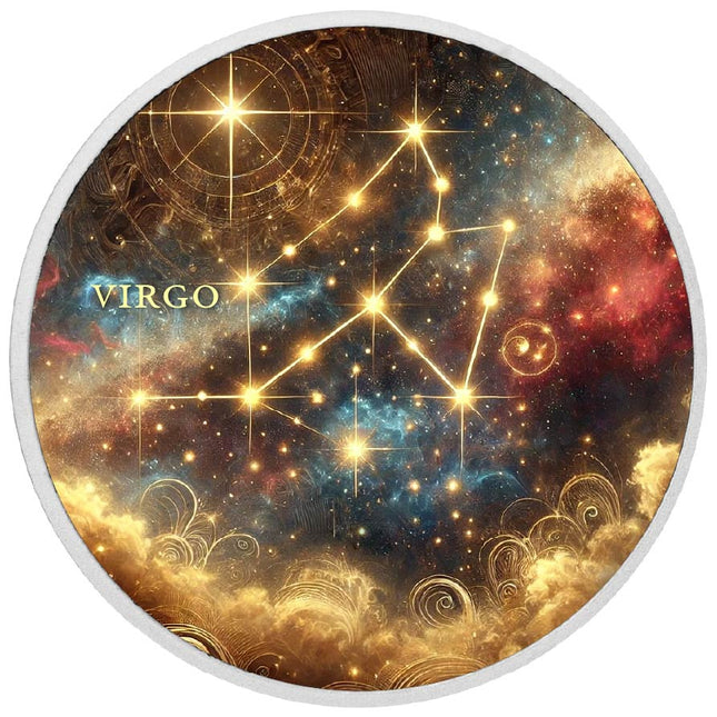 Zodiac Signs - Virgo 1oz Silver Coloured Coin