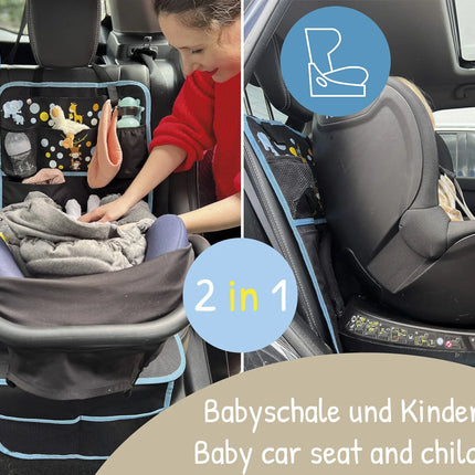 Kinder Autositz Sitzauflage Baby Tiere Mama