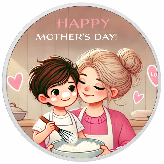 Mom's Kitchen Love Coloured Silver 1oz Coin