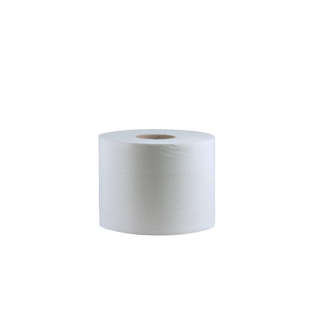 CWS Toilettenpapier, Maxi 80, Hochweiß, 2-lagig | Karton (12 Rollen)