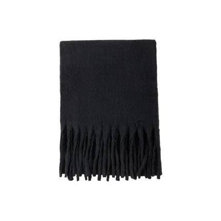 Fransenschal Bouclé » Damenschal 210 x 40 cm » Winter Damen Schal mit Quasten » Winterschal Super Soft