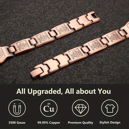 Kupferschmuck Herren Magnetarmband