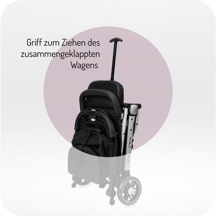 Kinderwagen MoMi ESTELLE ab 6 Monaten (bis 15 kg), klappbarer Kinderwagen mit 5-Punkt-SicherheitsgurtKinderwagen MoMi ESTELLE ab 6 Monaten (bis 15 kg), klappbarer Kinderwagen mit 5-Punkt-Sicherheitsgurt, Einkaufskorb mit Auflappfunktion , Teleskopzuggriff