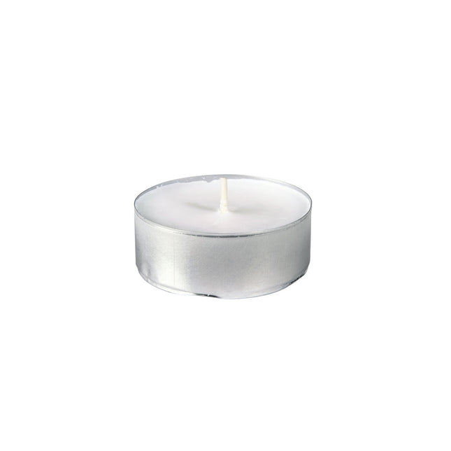 Rechaud-Kerzen 60 mm, weiß - Ideal für Buffets und Festlichkeiten | Packung (20 Stück)