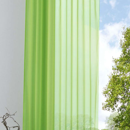 Schlaufenschal Gardine uni transparent Voile 61175