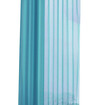 Schlaufenschal Gardine uni transparent Voile 61175