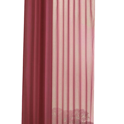 Schlaufenschal Gardine uni transparent Voile 61175