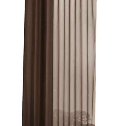 Schlaufenschal Gardine uni transparent Voile 61175