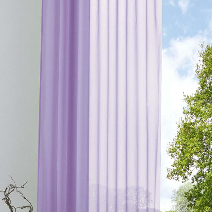 Schlaufenschal Gardine uni transparent Voile 61175