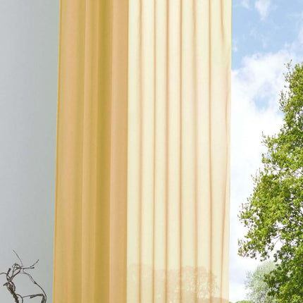 Schlaufenschal Gardine uni transparent Voile 61175