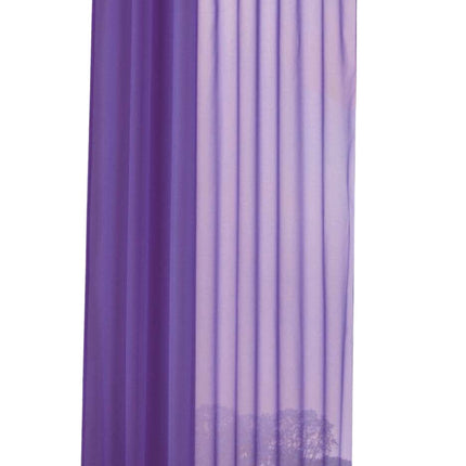 Schlaufenschal Gardine uni transparent Voile 61175