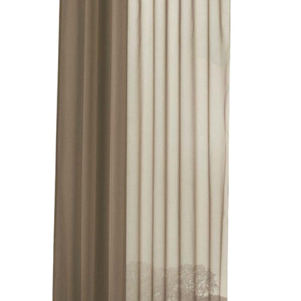 Schlaufenschal Gardine uni transparent Voile 61175