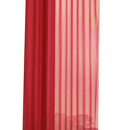 Schlaufenschal Gardine uni transparent Voile 61175