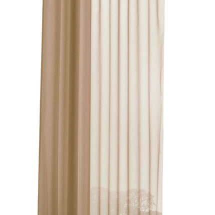 Schlaufenschal Gardine uni transparent Voile 61175