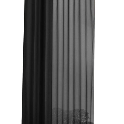 Schlaufenschal Gardine uni transparent Voile 61175