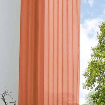 Schlaufenschal Gardine uni transparent Voile 61175