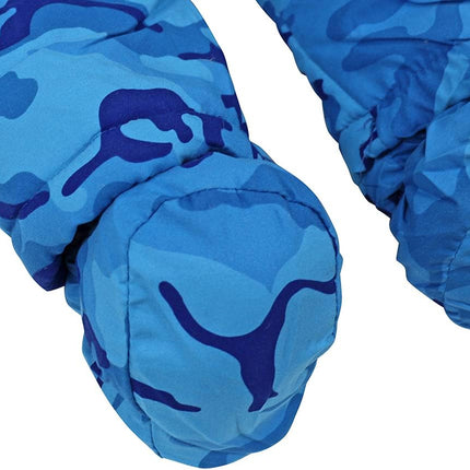 Baby Winter Overall Mit Kapuze Schneeanzüge mit Handschuhen und Füßlinge Mädchen Jungen Warm Kleidungsset