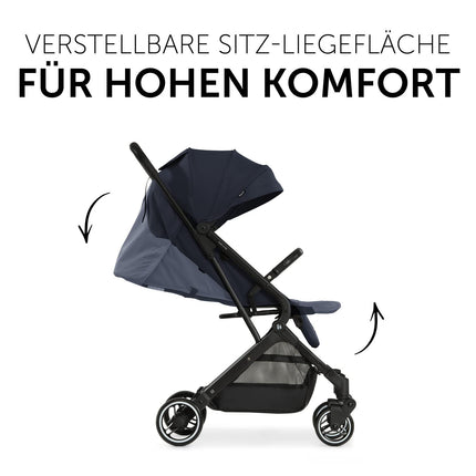 Hauck Travel N Care Dark Olive Kinderwagen – Leichter Reise Buggy für Kinder ab Geburt bis 22 kg mit Liegefunktion, kompakt und UPF 50+