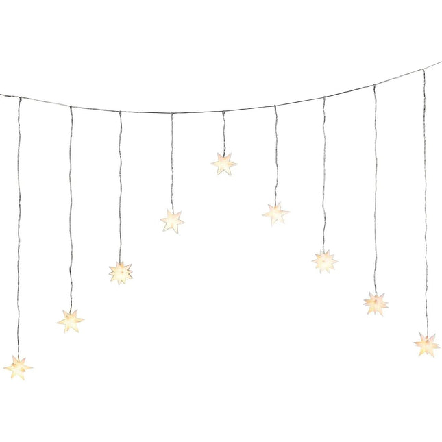 Sternenvorhang Sternvorhang LED warmweiß Lichtervorhang Lichterkette 120x160 cm