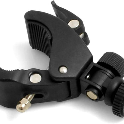 SYSTEM-S Fahrrad Halterung Lenkstangen Fahrradhalterung Befestigung Halter Verstellbar für Kamera mit 1/4 Gewinde