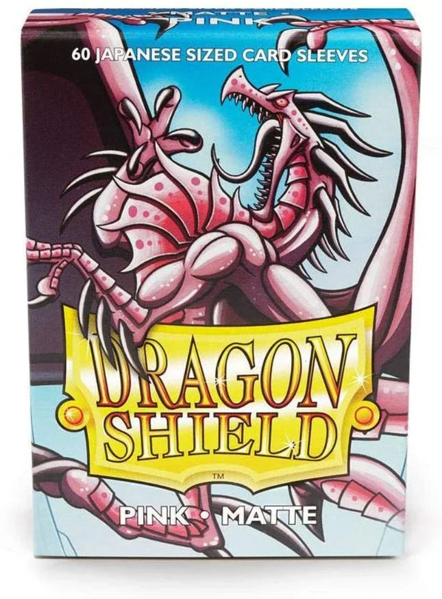 Dragon Shield Kartenhüllen Sleeves Japanische Größe Matte (60) Pink