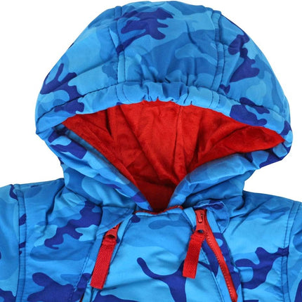 Baby Winter Overall Mit Kapuze Schneeanzüge mit Handschuhen und Füßlinge Mädchen Jungen Warm Kleidungsset