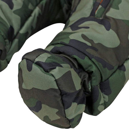 Baby Winter Overall Mit Kapuze Schneeanzüge mit Handschuhen und Füßlinge Mädchen Jungen Warm Kleidungsset