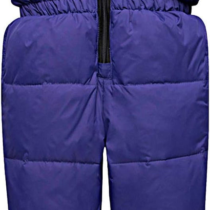 amropi Skianzug Mädchen Kinder Schneeanzug Daunenjacke mit Kaputze + Skihose 2tlg Bekleidungsset Winteranzug für 1-5 Jahre